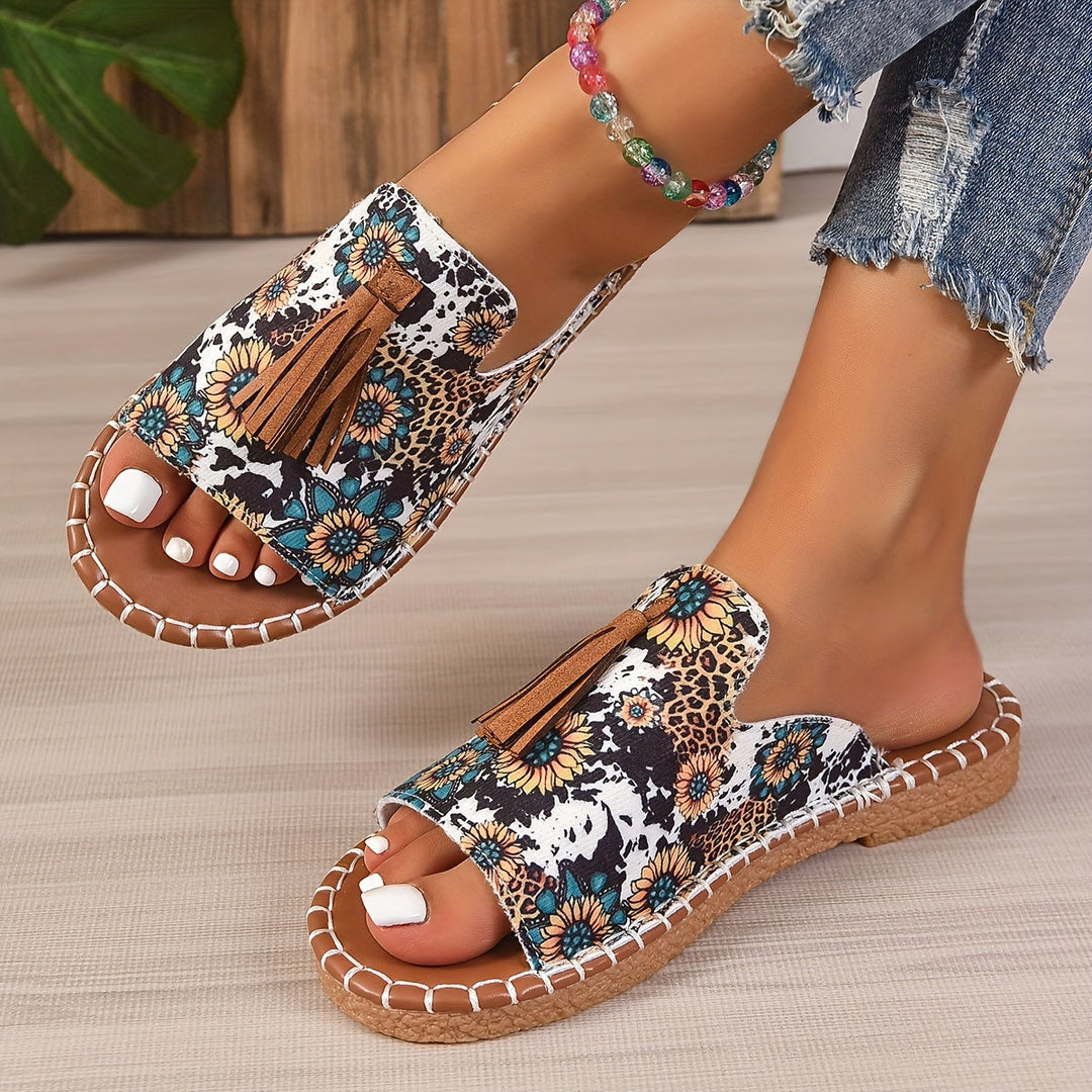 Addison | Boho Tassel Sandals