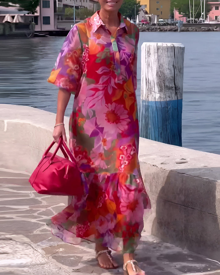 Camila™ | Kleurrijke Maxi Jurk