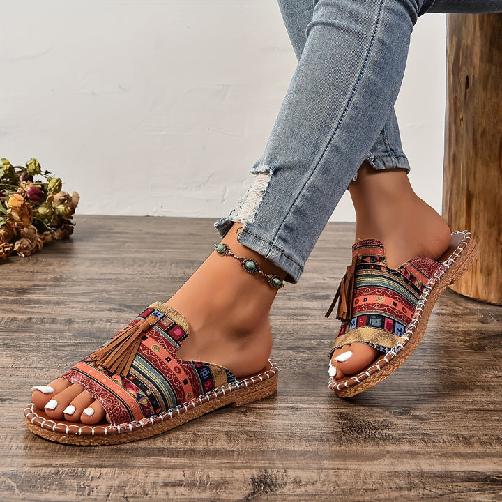 Addison | Boho Tassel Sandals