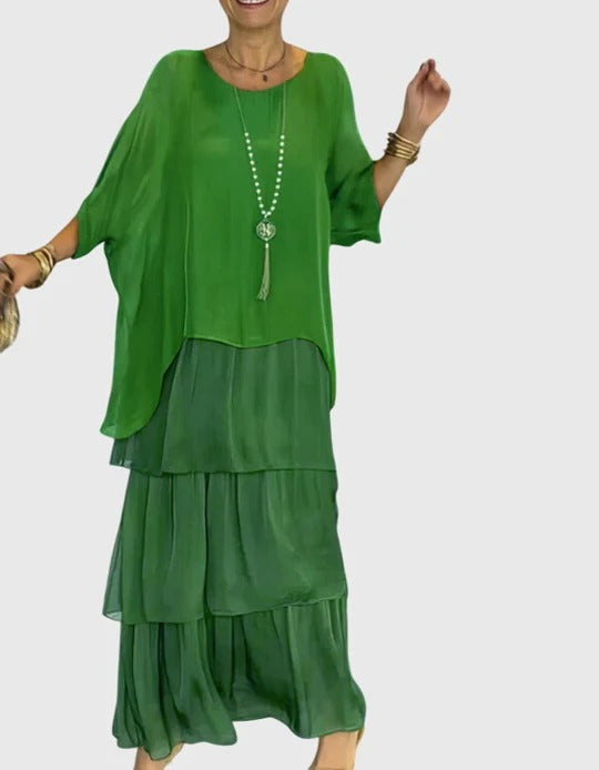 Carmel | Elegant Flowing Maxi Dress