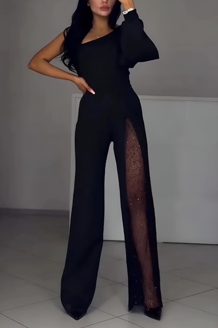 Léonie™ | Elegante Jumpsuit met Brede Benen
