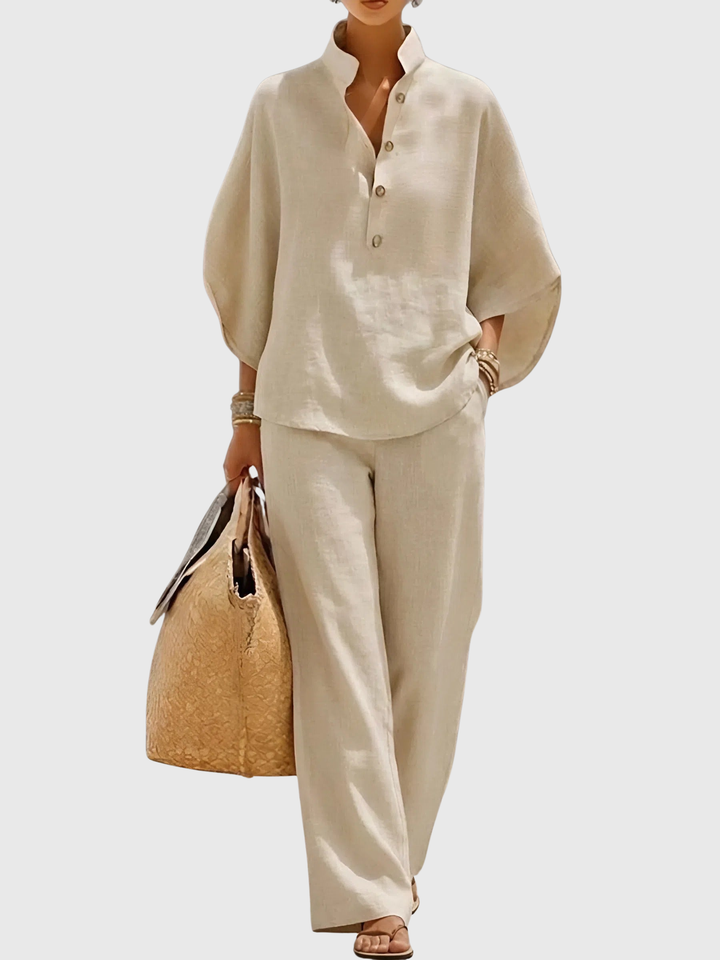 Elaine | Linen Cotton Two-Piece Set