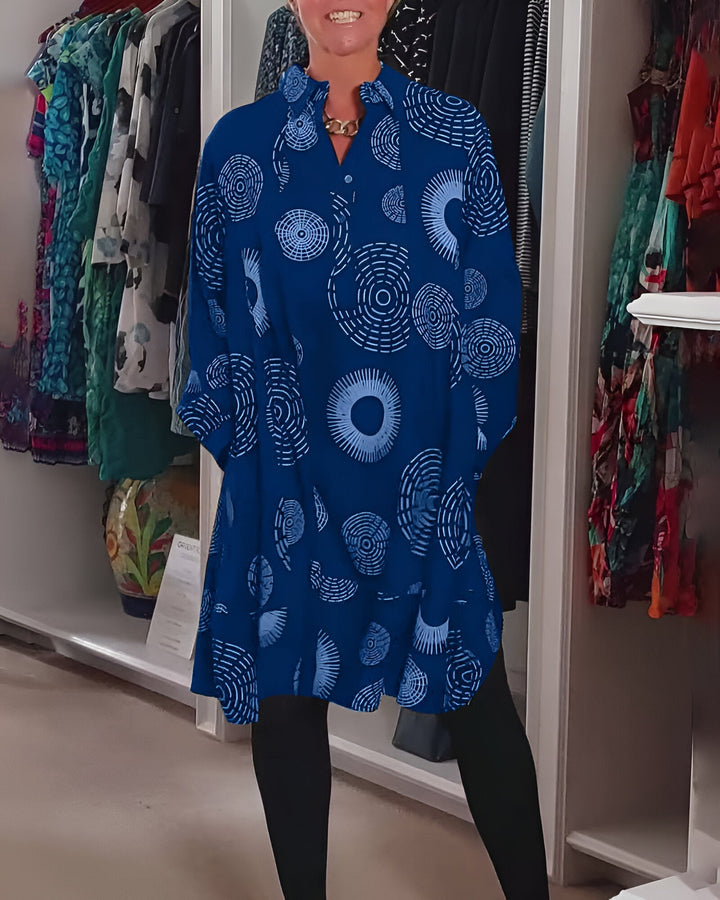 Véra™ | Geometrische Jurk