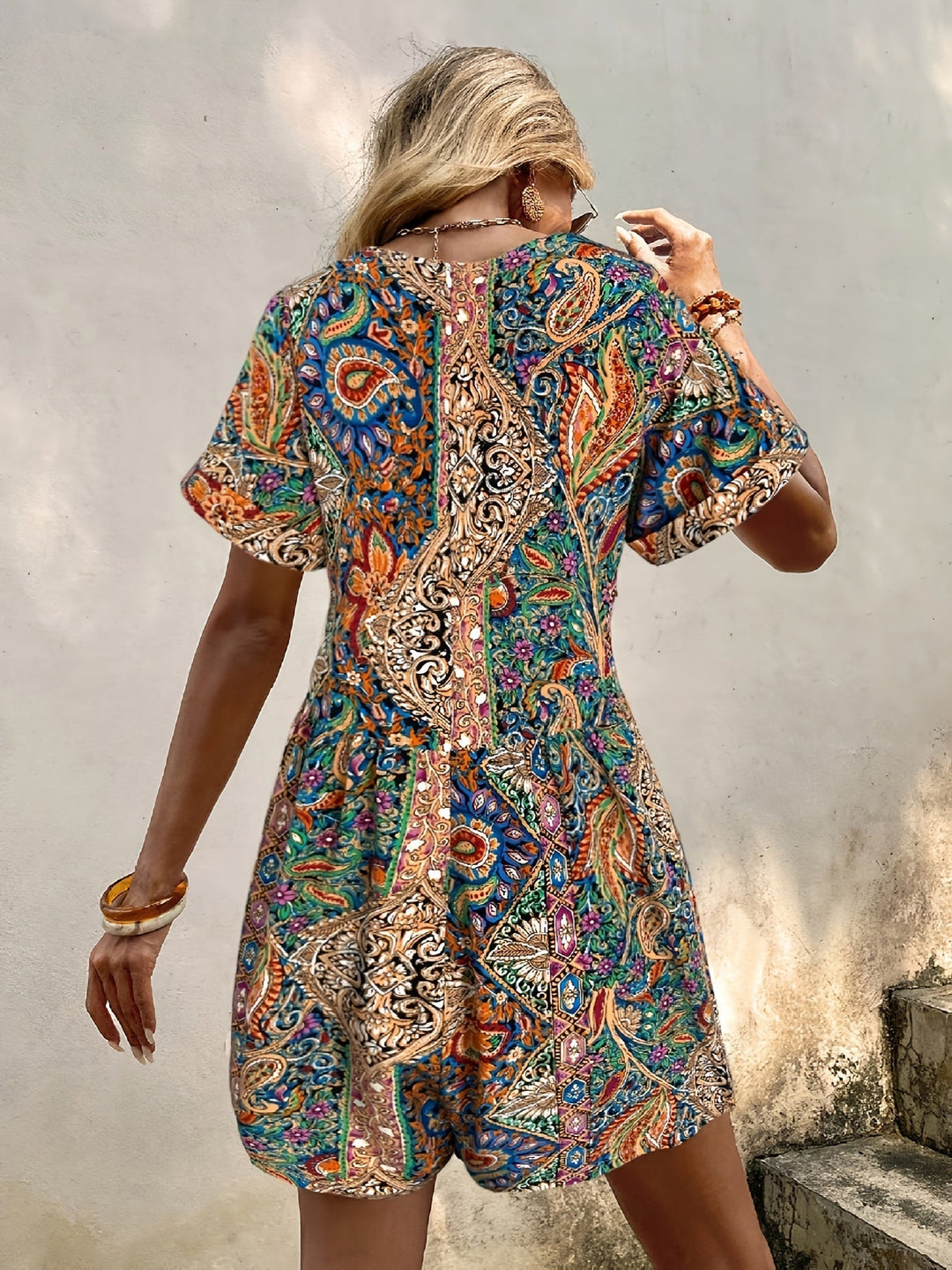 Bailey | Tropical Bohemian Jumpsuit