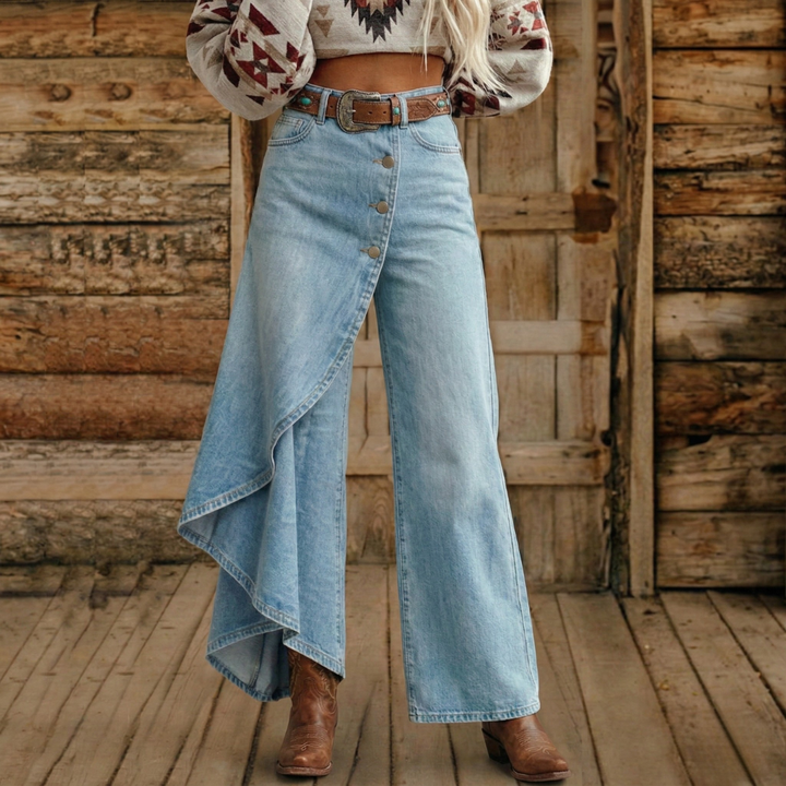 Amelia | Western Denim Pants