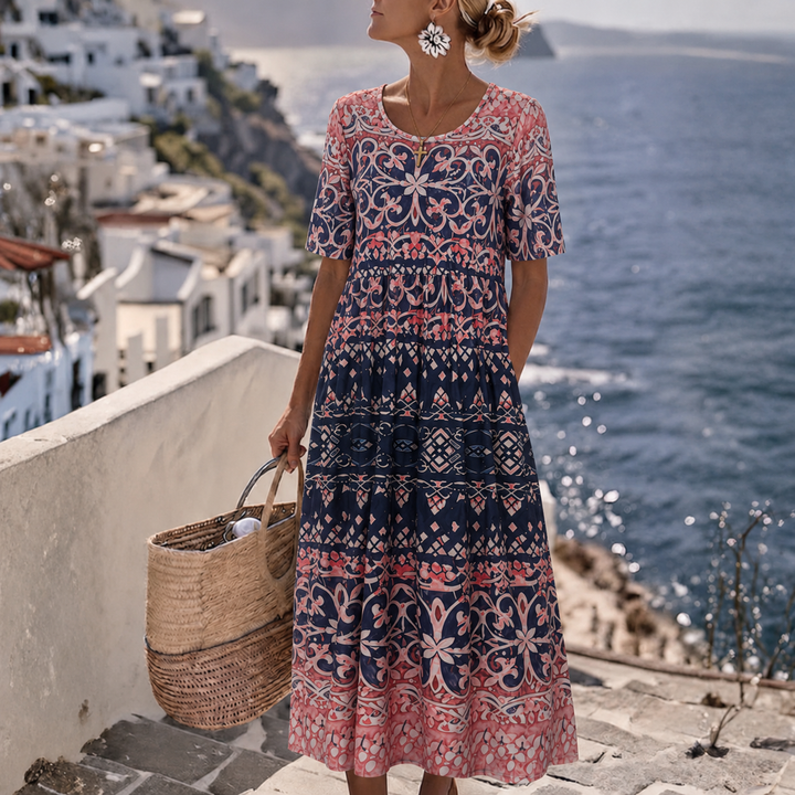Isabella™ | Elegant Boho Summer Midi Dress