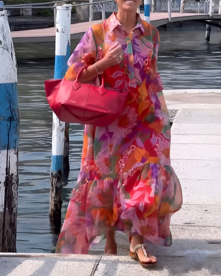 Camila™ | Kleurrijke Maxi Jurk