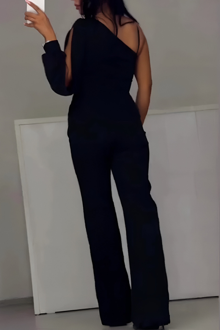 Léonie™ | Elegante Jumpsuit met Brede Benen