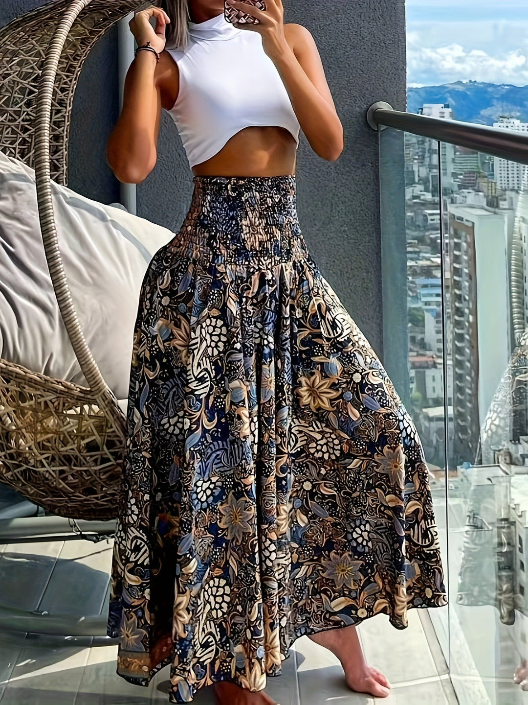 Brielle | High-Waist Wide-Leg Pants