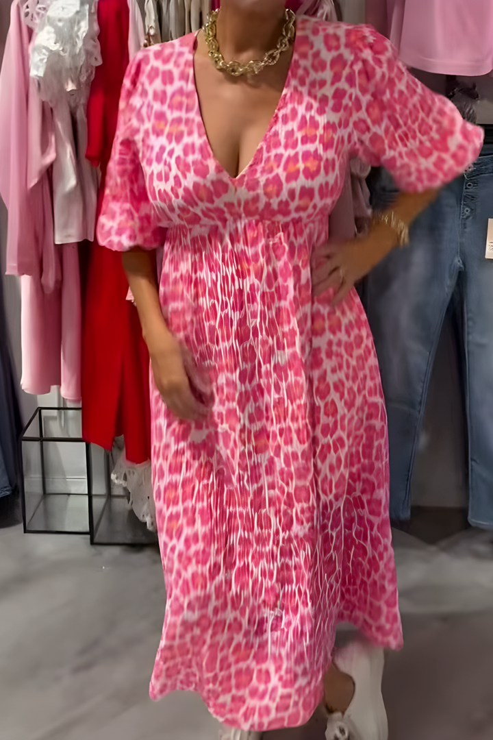 Anna™ | Boho Maxi Jurk met V-Hals