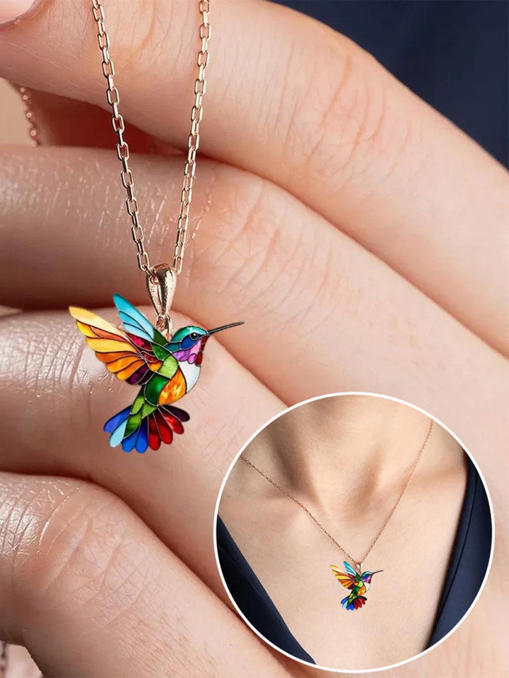 Hazel | Hummingbird Necklace