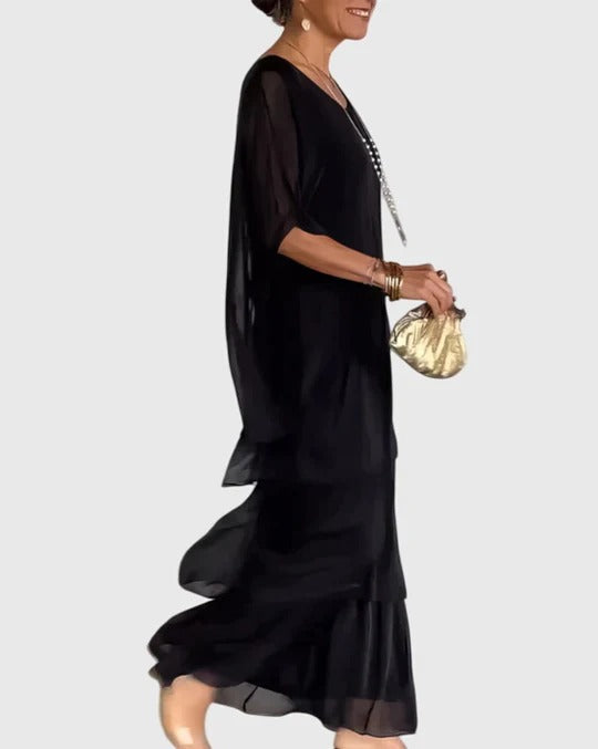 Carmel | Elegant Flowing Maxi Dress