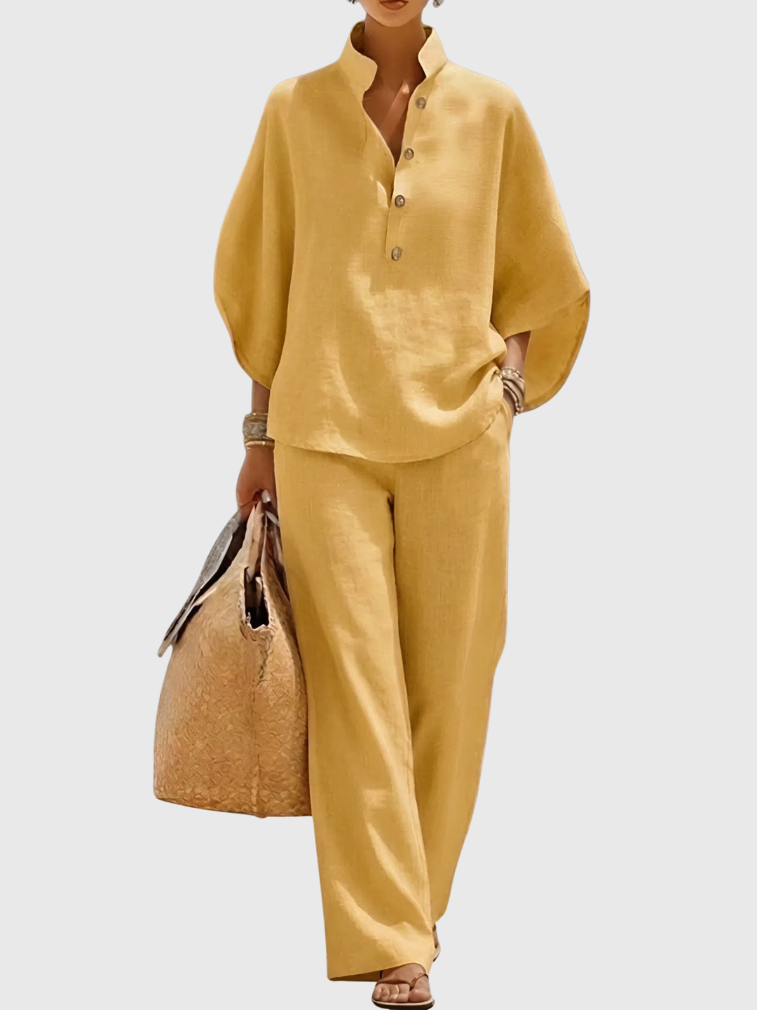 Elaine | Linen Cotton Two-Piece Set