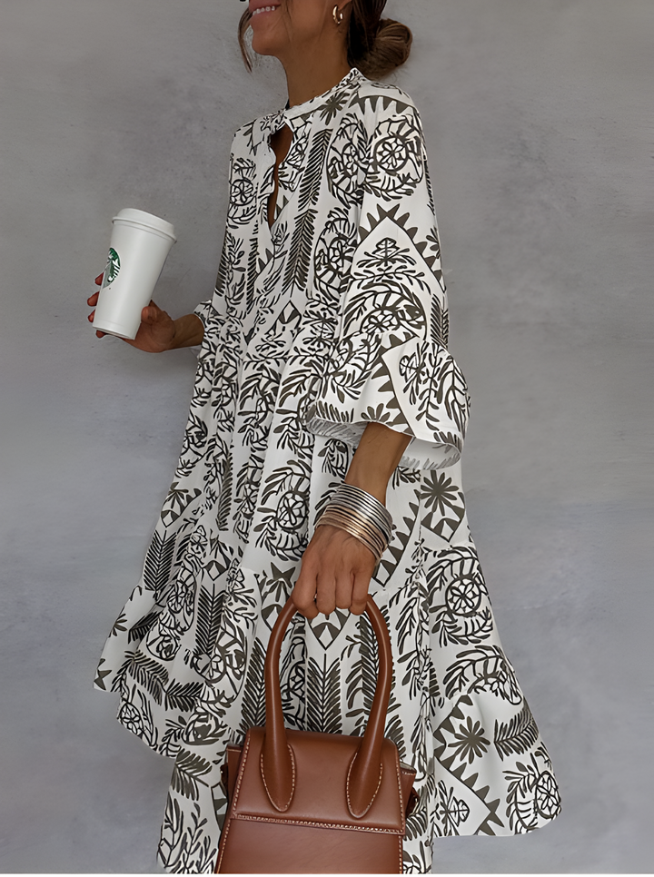 Idalina™ | Trendy Print Jurk