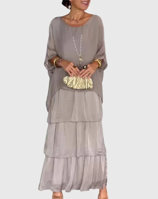 Carmel | Elegant Flowing Maxi Dress
