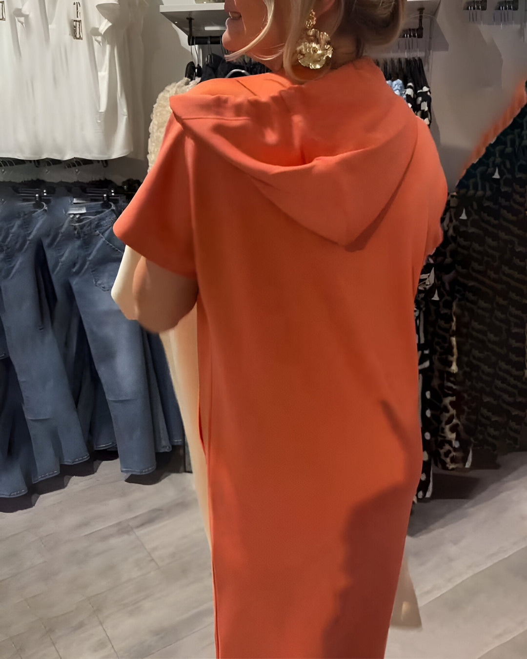 Mélina™ | Zachte hoodie jurk