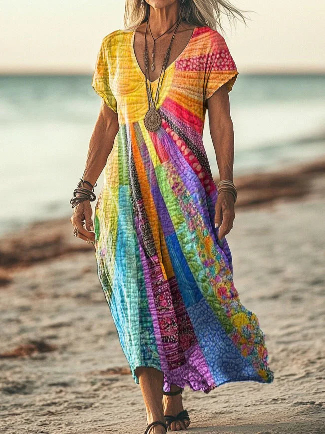 Monica | Colorful Dress
