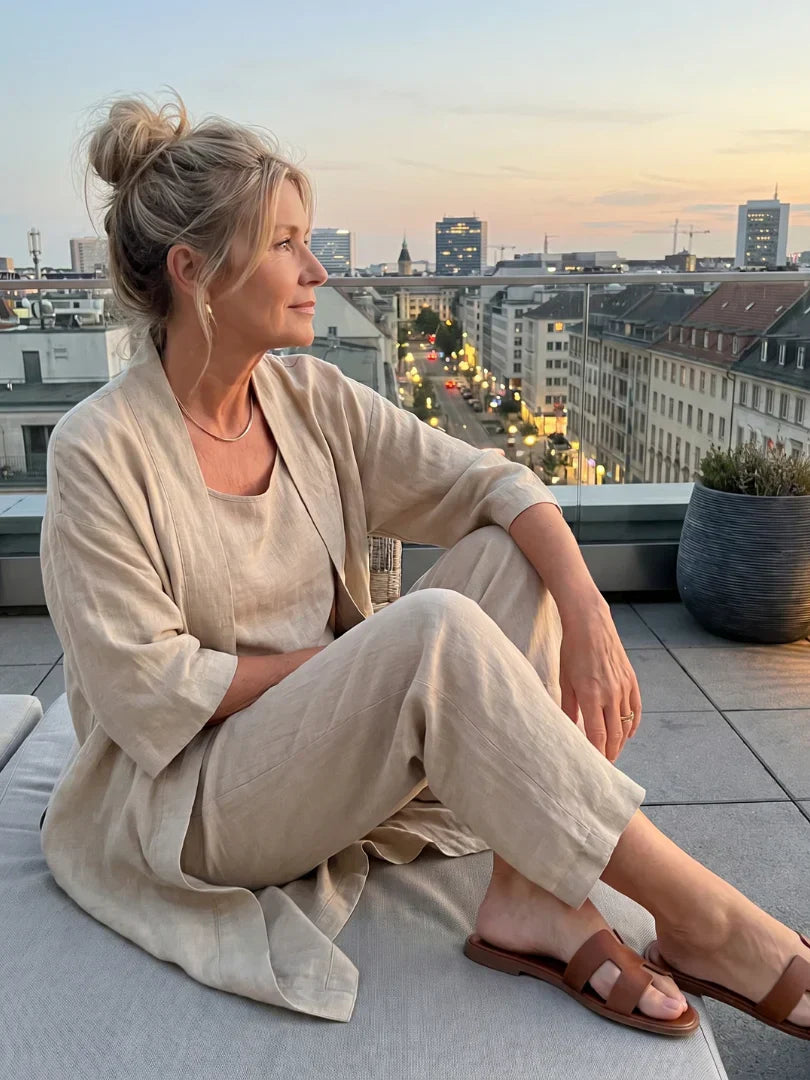 Linnea | Lightweight Linen Set