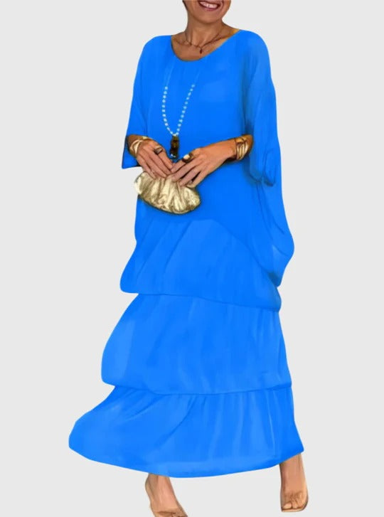 Carmel | Elegant Flowing Maxi Dress