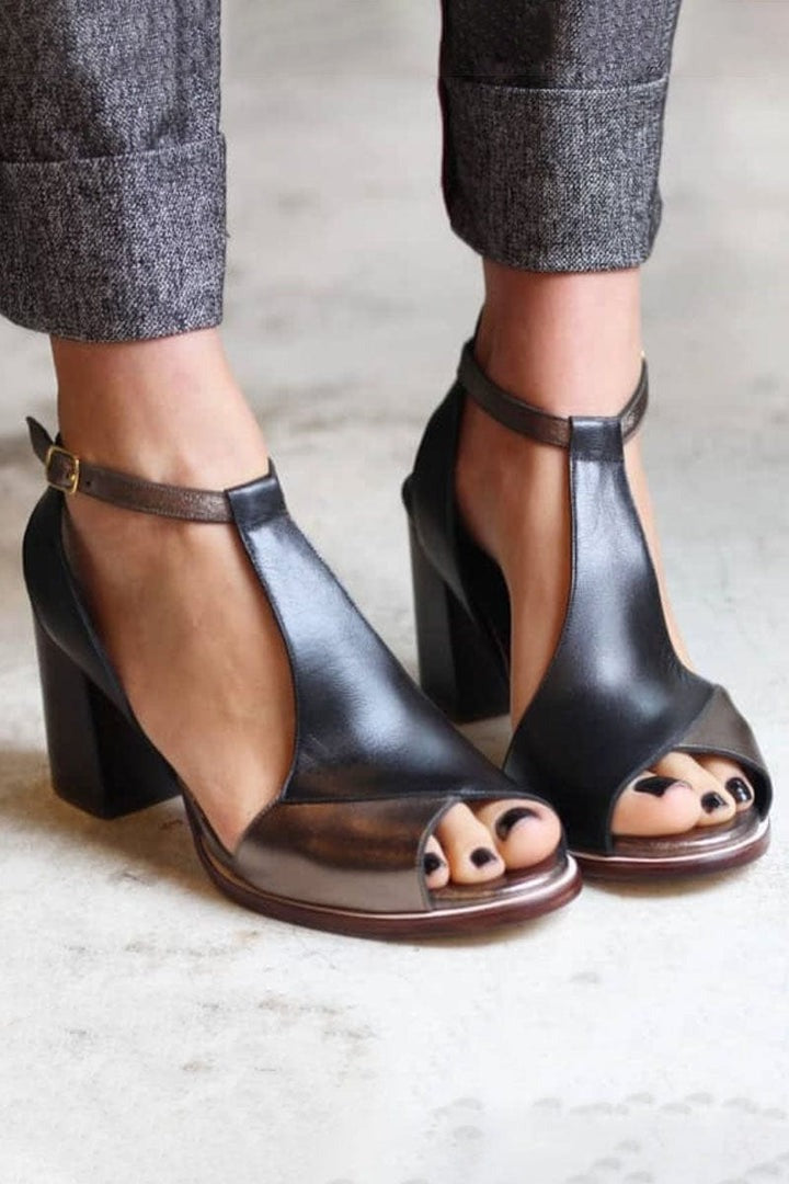 Deborah | Modern Leather Heels