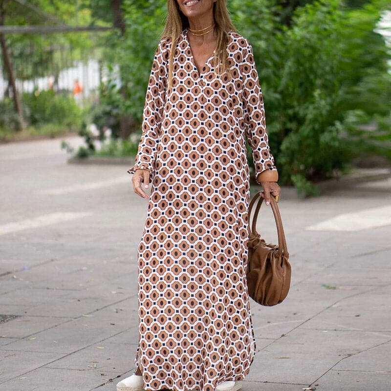 Amélie™ | Luxe Maxi Jurk met V-Hals