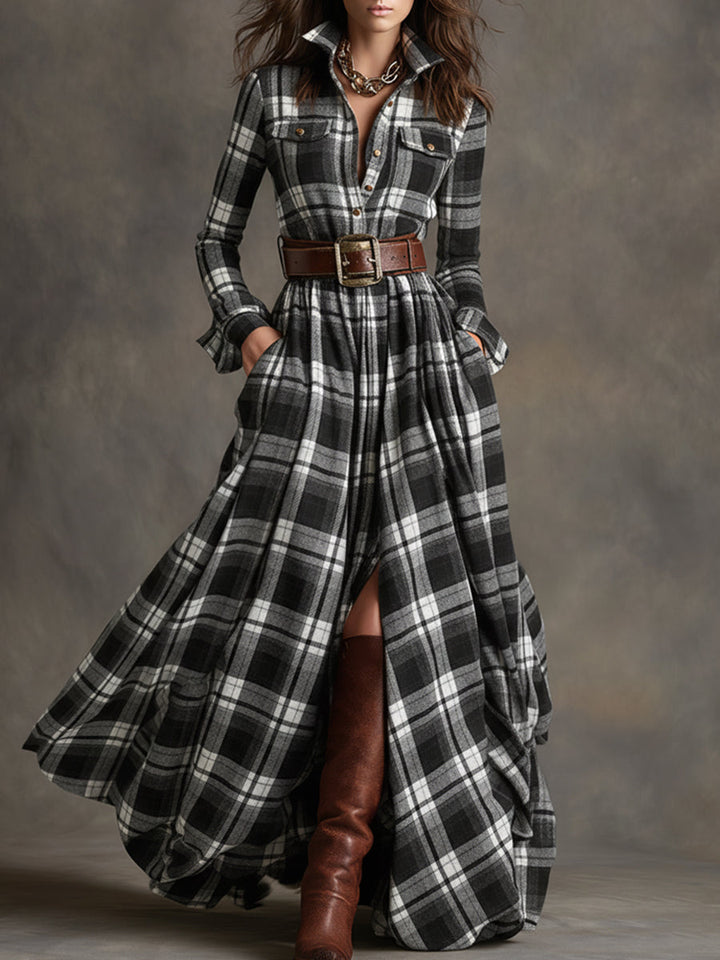 Scarlett | Belted Shirt Dress