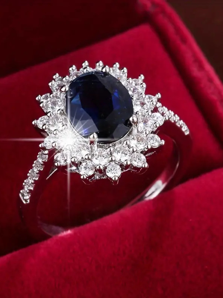 Lyra | Sapphire Elegance Ring