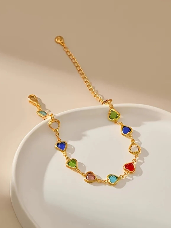 Gwen | Heart Link Bracelet