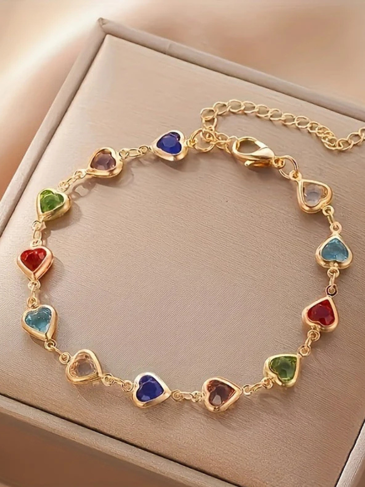 Gwen | Heart Link Bracelet