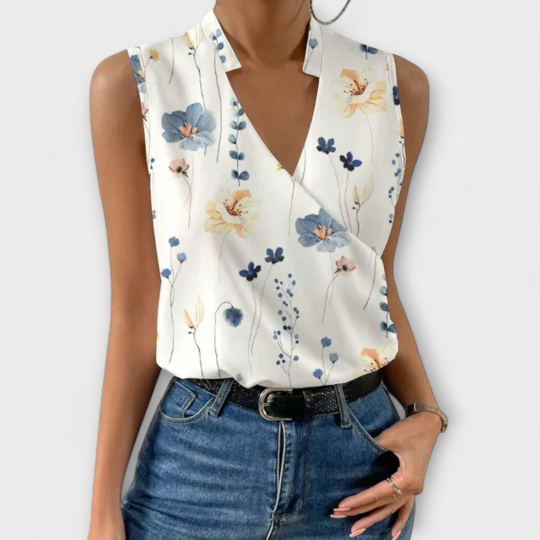 Barbara | Sophisticated V-neck Top