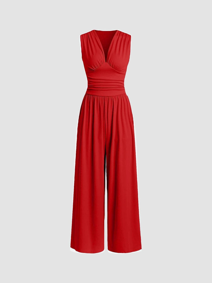Grace | Chic Sleeveless Wide-Leg Jumpsuit