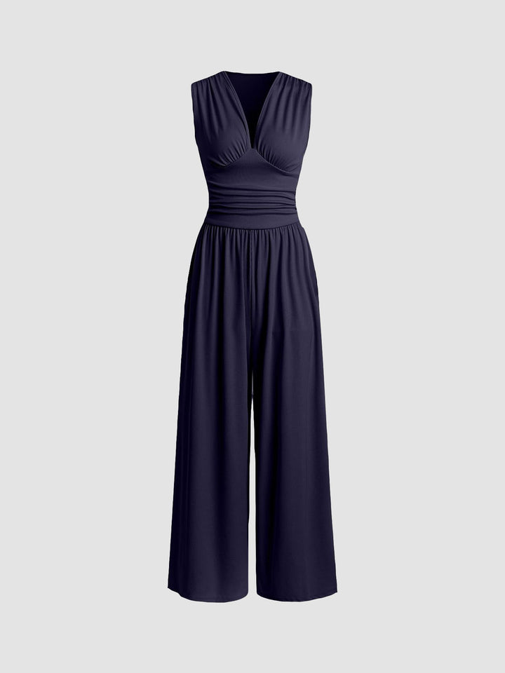 Grace | Chic Sleeveless Wide-Leg Jumpsuit