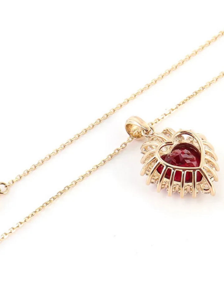 Imara | Ruby Heart Pendant