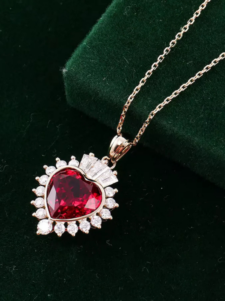 Imara | Ruby Heart Pendant