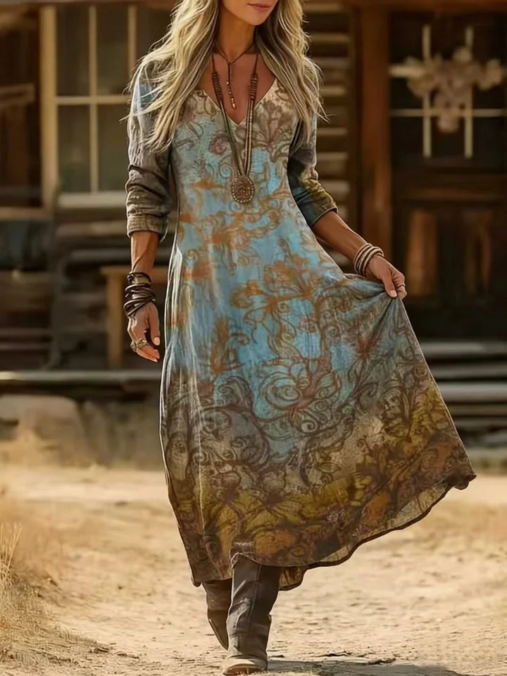 Mason | Vintage-Inspired Floral Midi Dress