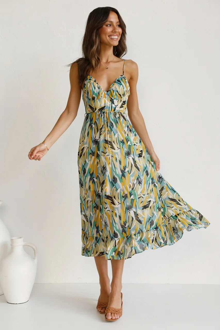 Gisèle™ | Elegante Jurk in Tijdloze Kleuren