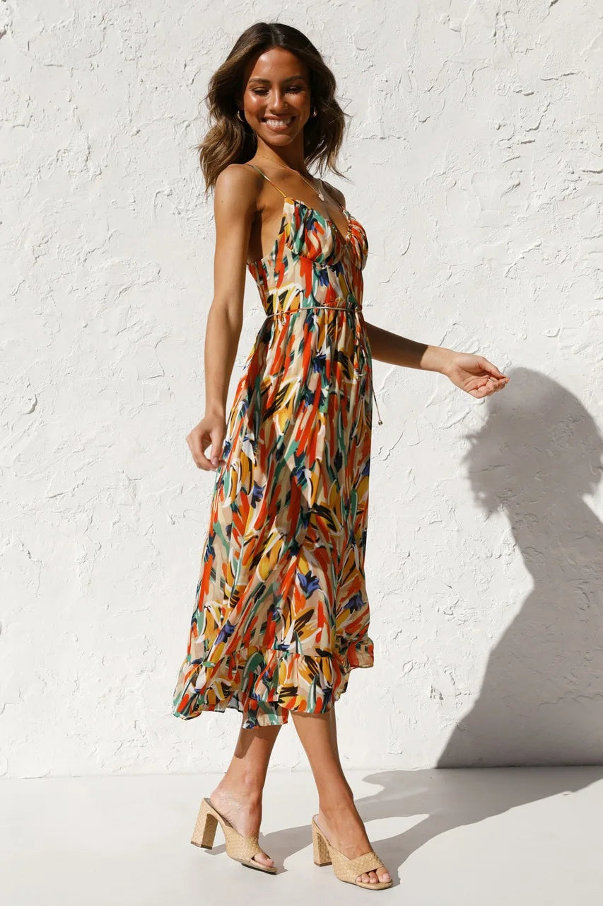 Gisèle™ | Elegante Jurk in Tijdloze Kleuren