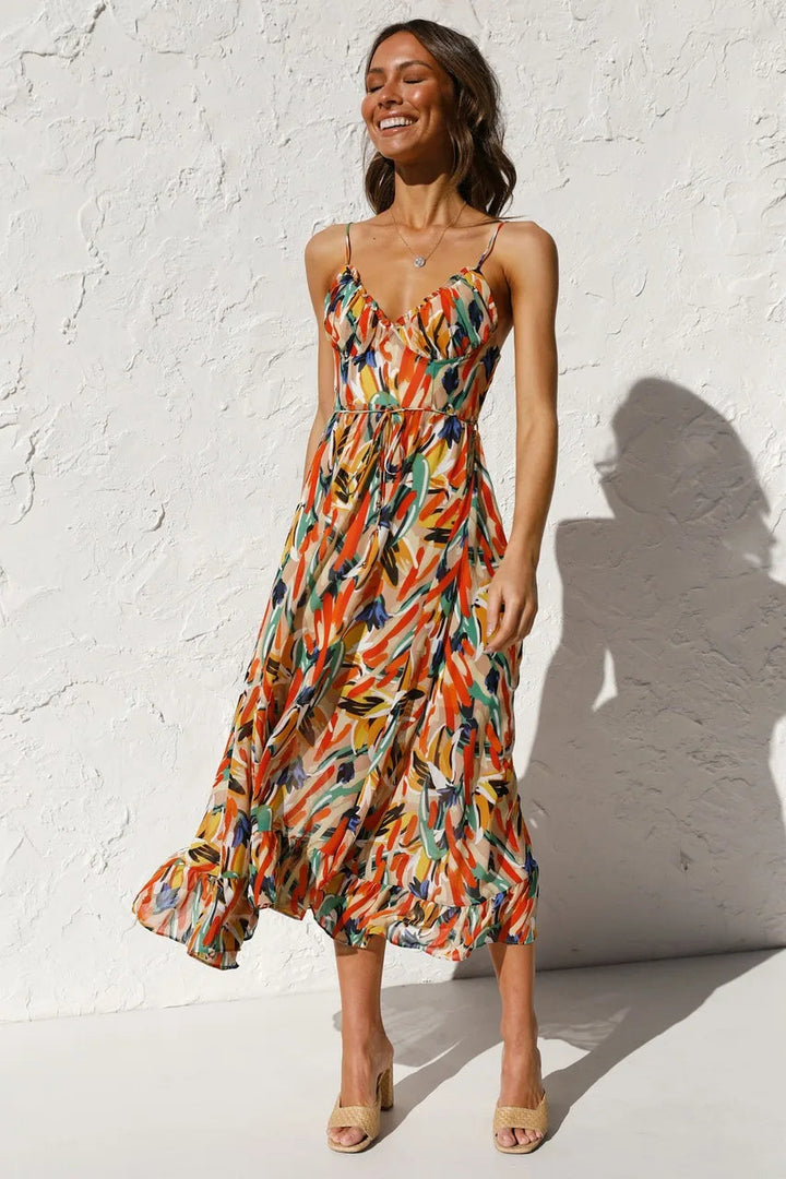 Gisèle™ | Elegante Jurk in Tijdloze Kleuren