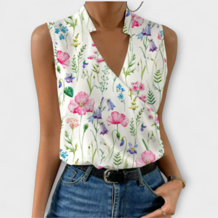 Barbara | Sophisticated V-neck Top