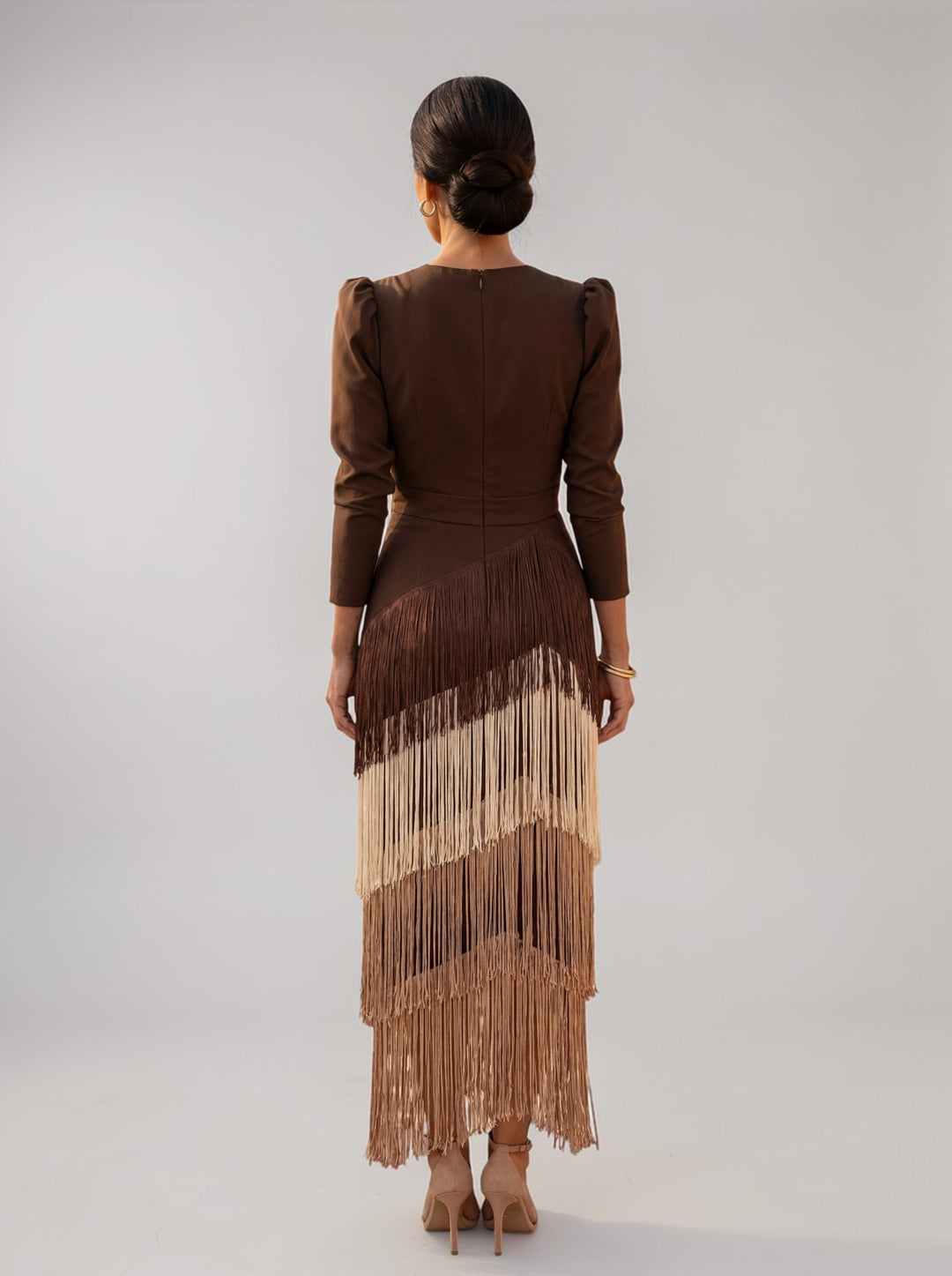 Octavia | Elegant Fringe Dress
