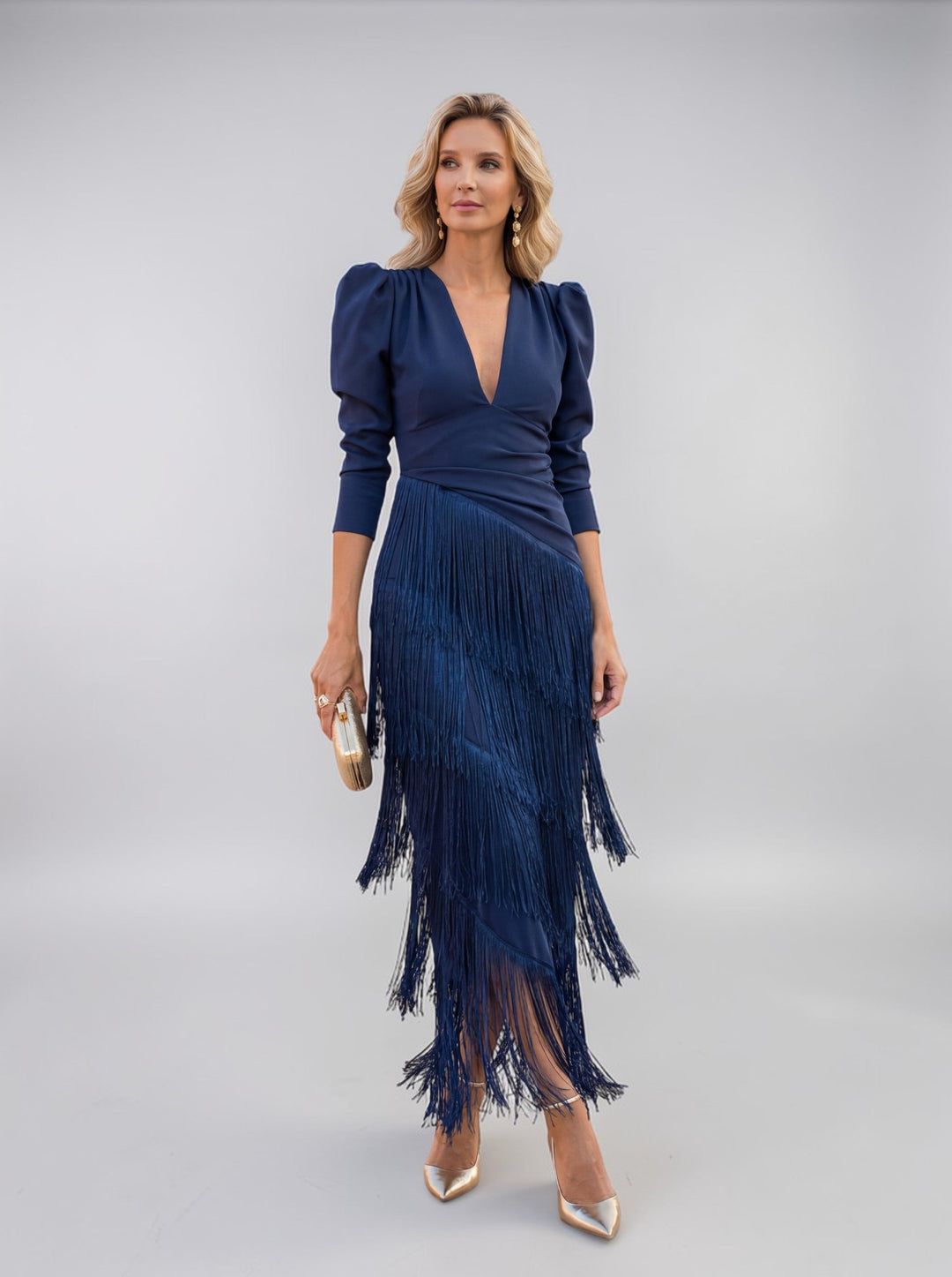Octavia | Elegant Fringe Dress