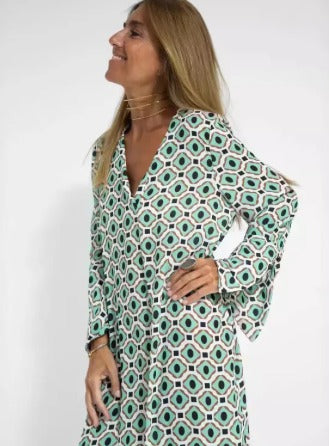 Amélie™ | Luxe Maxi Jurk met V-Hals