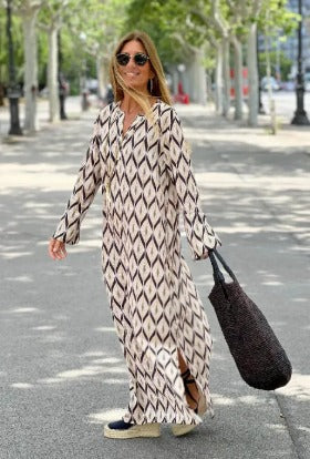 Amélie™ | Luxe Maxi Jurk met V-Hals