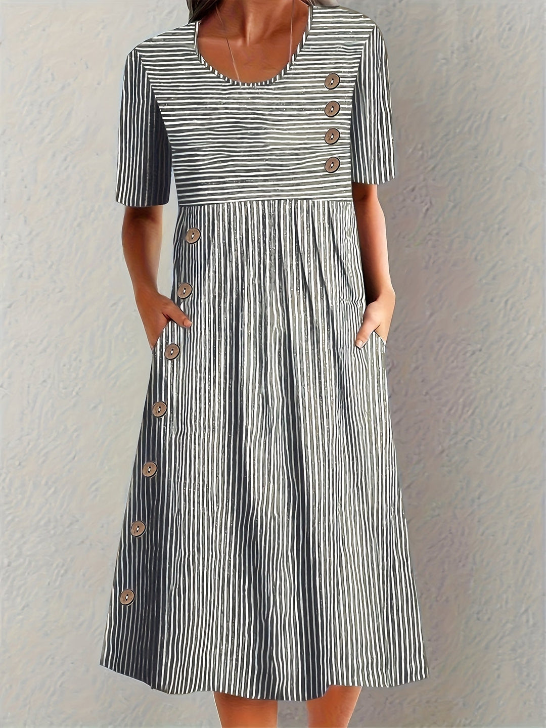 Whitney | Striped Summer Dress
