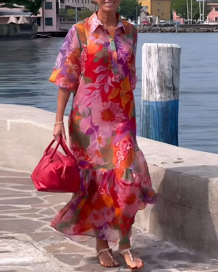 Camila™ | Kleurrijke Maxi Jurk