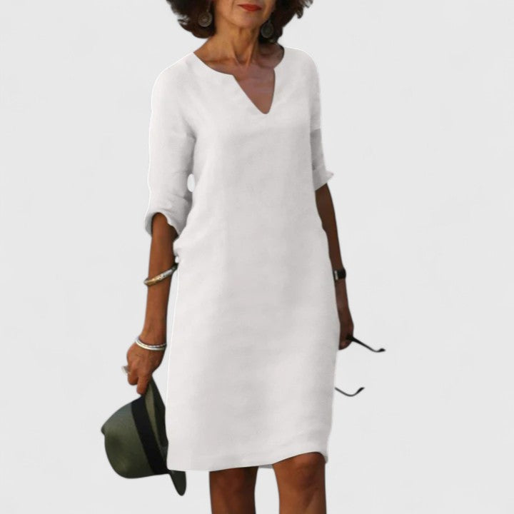 Alayah | Comfortable V-Neck Dress