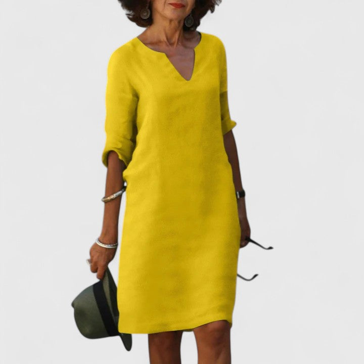Alayah | Comfortable V-Neck Dress