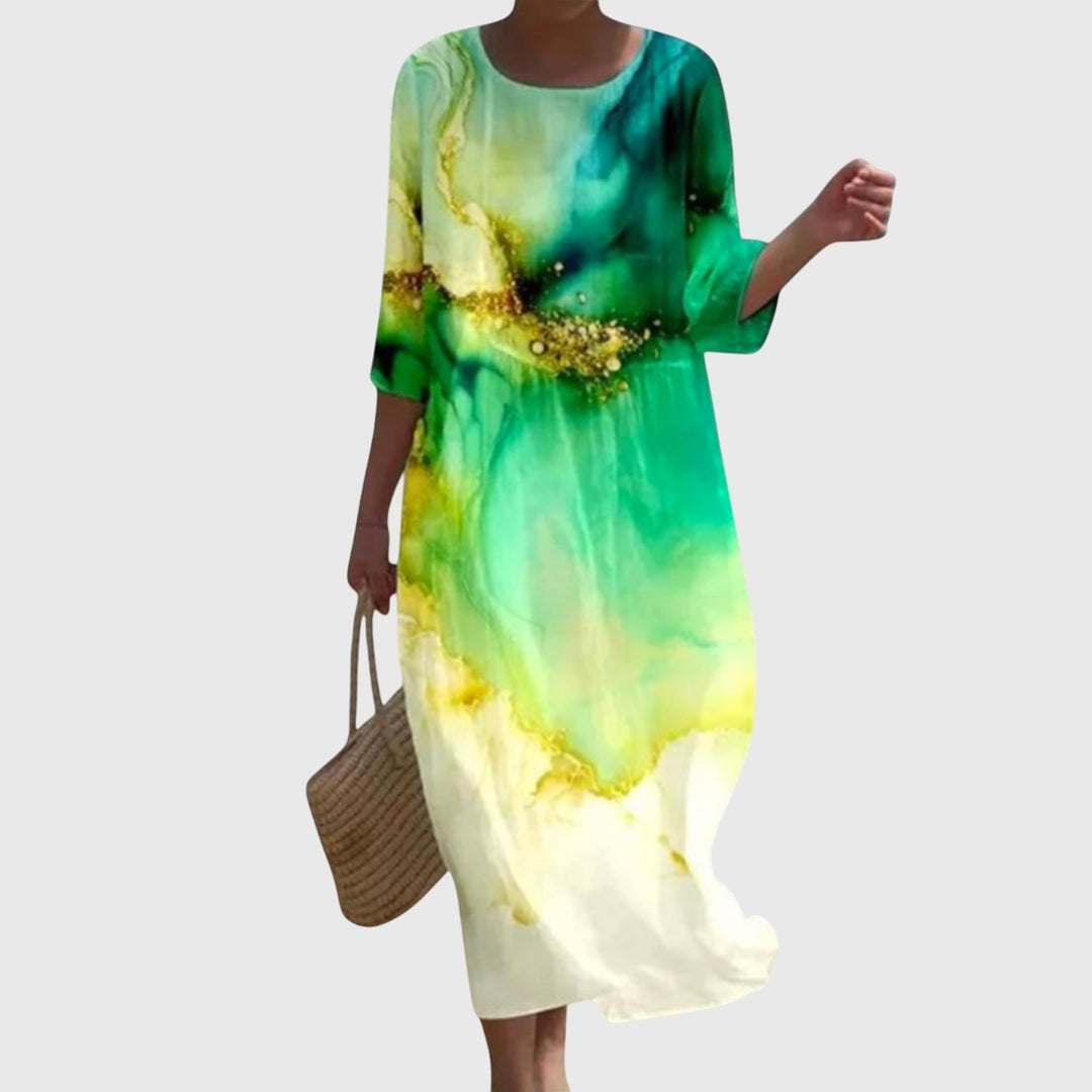 Desiree | Stylish Floral Maxi Dress