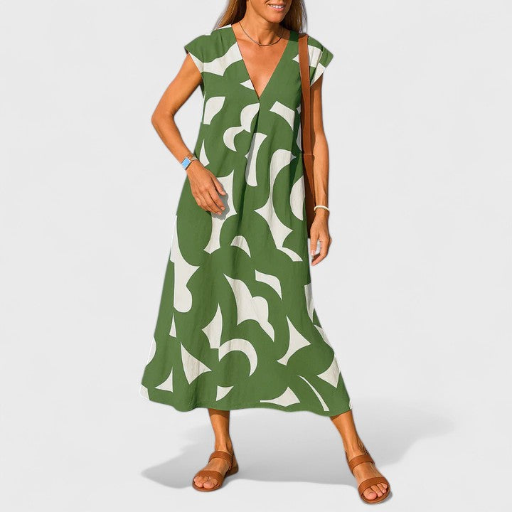 Hope | Flowing V-Neck Dress
