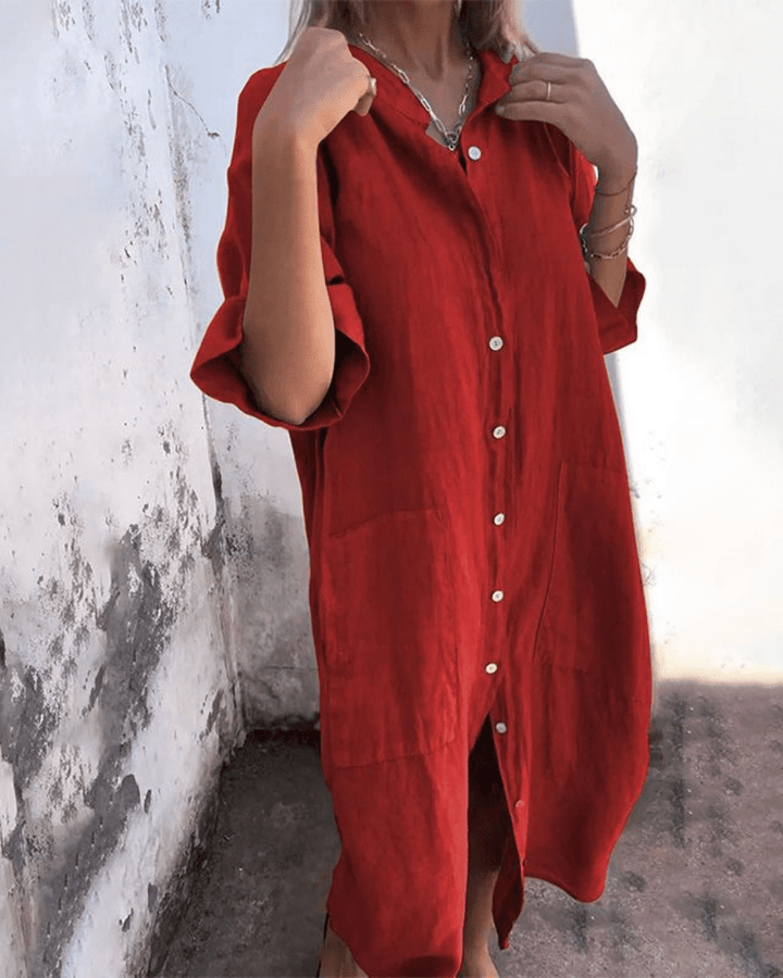 Amelia | Breezy Shirt Dress